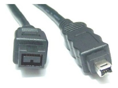 Micro Connectors, Inc. 6 Pies Firewire Cable 1394b 9 Pines A