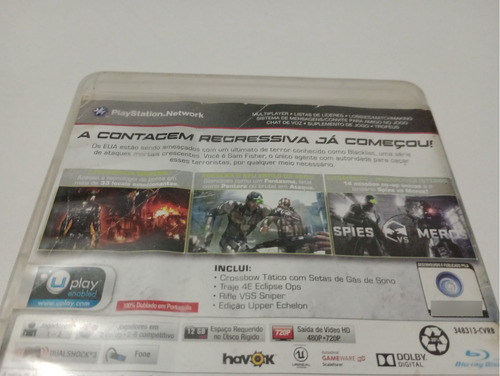 Tom Clancys Splinter Cell Blacklist Signature Edition Ps3 (Usado)