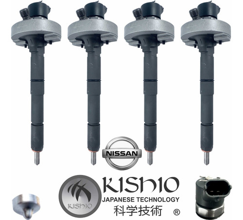 4 Inyectores Para Diesel Nissan Frontier 3.0l 2006-2018 Tdi