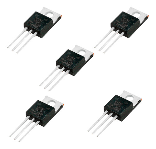 5 Piezas Triac Bt151-500r Scr Control De Potencia 500v 12a