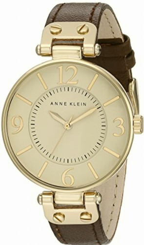 Reloj Anne Klein Para Mujer 34mm, Pulsera De Piel