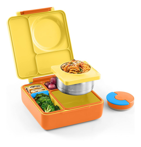 Omiebox Bento Box Para Niños - Fiambrera Bento Aislada Con T