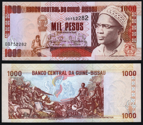 Guinea Bissau Billete Año 1993 De 1.000 Pesos Sin Circular