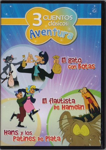 3 Tres Cuentos Clasicos : Gato ,  Flautista Y Hans  Dvd