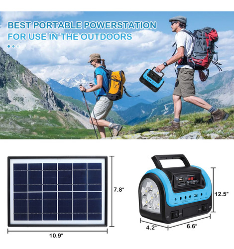 Generador Solar Generador Portátil Con Panel Solar