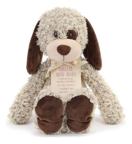 Demdaco Big Sister Puppy Soft Brown - Figura De Peluche De