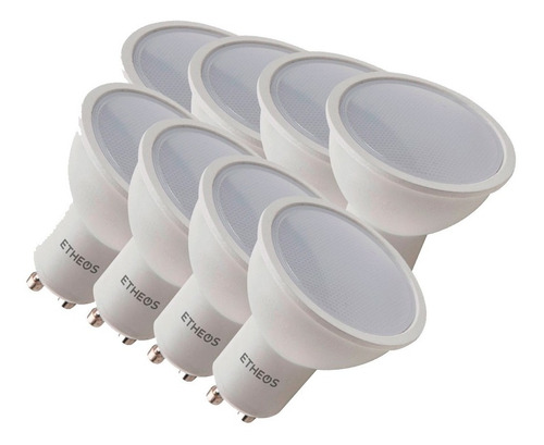 Lámpara Led Dicroica Dimerizable 6 W Ángulo 100° Pack X 8