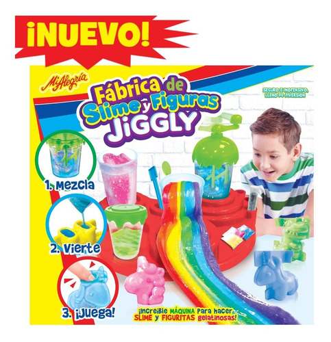 Imagen 1 de 3 de Fábrica De Slime Y Figuras Jiggly - Mi Alegría
