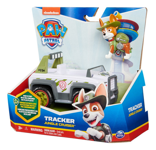 Paw Patrol - Tracker Vehiculo De La Jungla Café