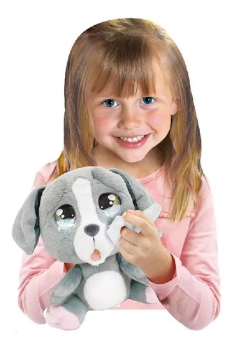 Imagem 2 de 3 de Pelúcia Cry Pets Cachorro Com Mamadeira Multikids - Br1500