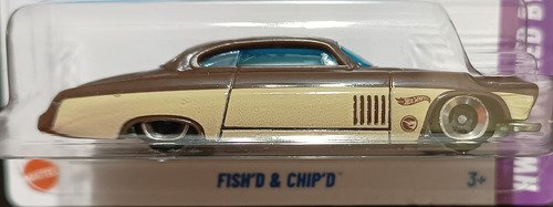 Hot Wheels Fish'd & Chip'd Treasure Hunt Th Serie Básicos Hw Marrón Oscuro