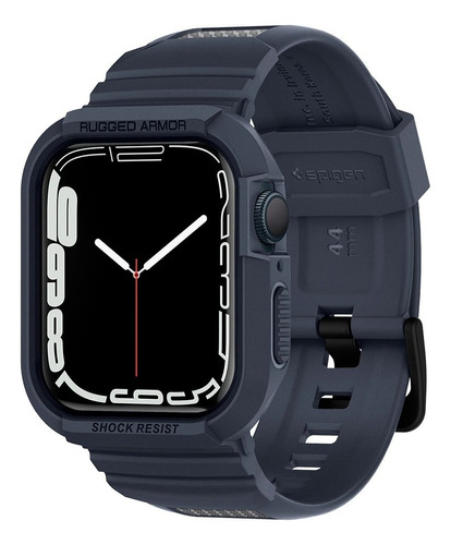 Case Y Correa Spigen Compatible Con Apple Watch 45mm Navy