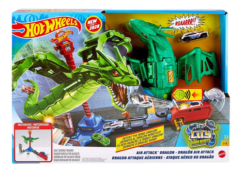 Pista Hot Wheels Ataque Aereo Del Dragon