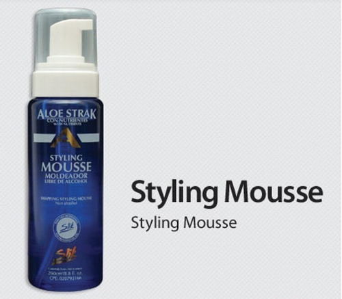 Styling Mousse Moldeador Aloe Strak (260 Ml)