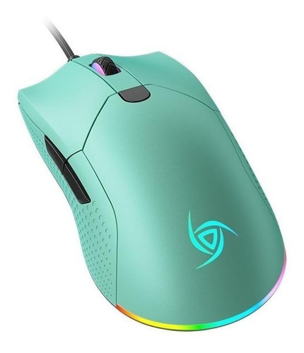 Imagen 1 de 4 de Mouse gamer de juego VSG Aurora azul polar