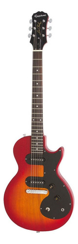 Guitarra elétrica Epiphone Les Paul Melody Maker E1 de  choupo heritage cherry sunburst com diapasão de pau-rosa