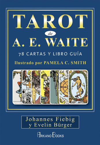 Tarot De A E Waite - 78 Cartas Y Libro Guia - Arkano Books