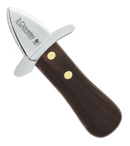 Cuchillo Abreostras Tres Claveles - 5 Cms Inox