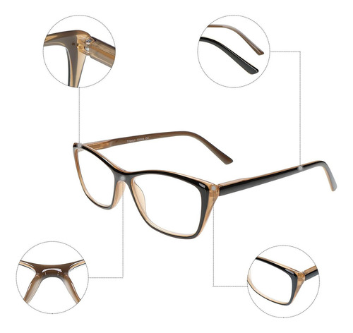 Gafas De Lectura Para Mujer, Elegantes Lectores Tramposos, M