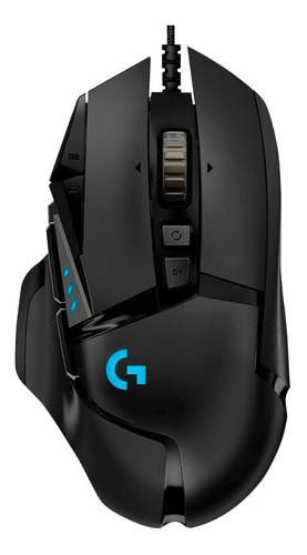 Mouse gamer Logitech G  G Series G502 Hero 910-005550 negro