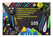 Comprar Pack Útiles Escolares 5 Artículos