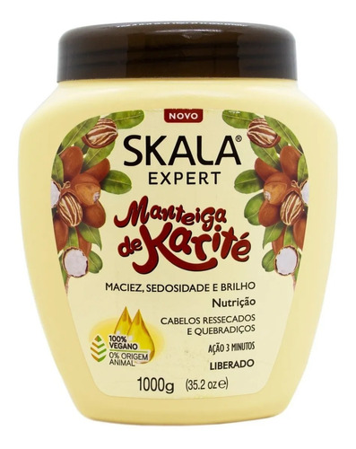 Crema Para Peinar Vegana Manteca De Karite - Skala 1kg