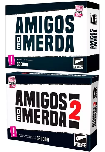 Kit Amigos E Decisões De Merda Buró Jogo De Cartas Português