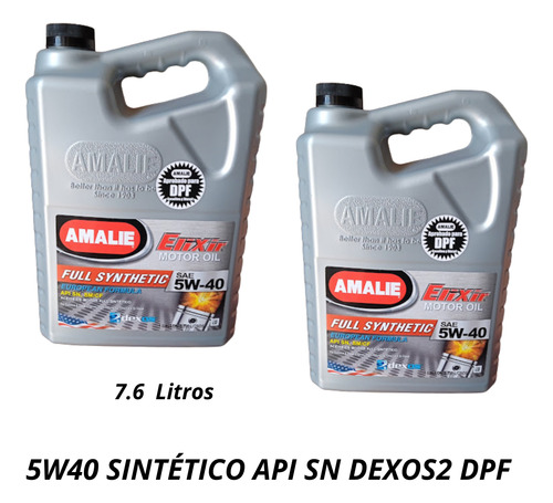 Kit Mantencion Maxus T60 2.8 Diesel 2017-2025 5w40 Sint.