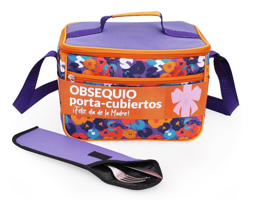 Lonchera Bolso Térmico Porta Comida Purple Fun - Autana