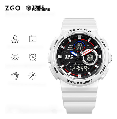 Reloj Deportivo Luminoso Impermeable Transformers Watch Stud