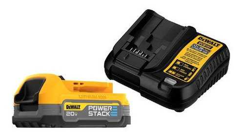 Kit Cargador Dewalt 20v + 1 Batería Power Stack 1.7ah 20v