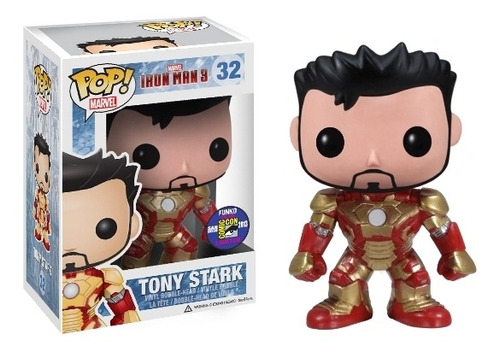 Funko Pop Tony Stark 32 San Diego Comic Con 2013 Iron Man 3 
