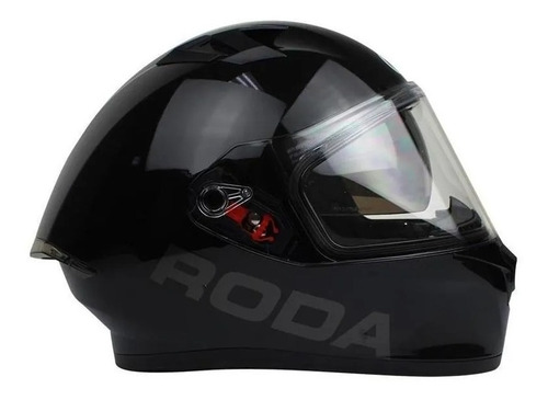 Casco Moto Cerrado Integral Course Talla L Negro Roda Tamaño del casco M