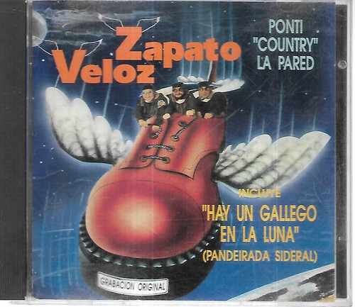 Zapato Veloz Album Ponti Country La Pared Sello Polygram Cd