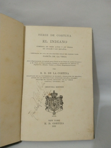 Serie De Cortina El Indiano R D De La Cortina (Usado)
