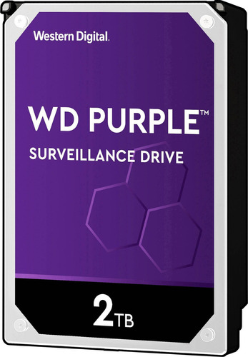 Disco duro interno Western Digital WD Purple WD20PURZ 2TB púrpura
