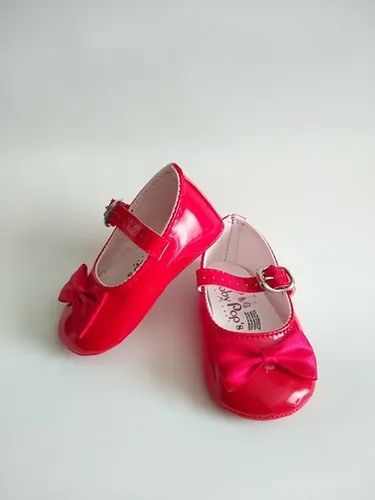 Zapatitos Para Beb De Ni a Valerina Zapato De Moda Rojos Mo o