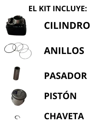 Kit Cilindro Original Boxer Ct100/platino100 Completo Bajaj