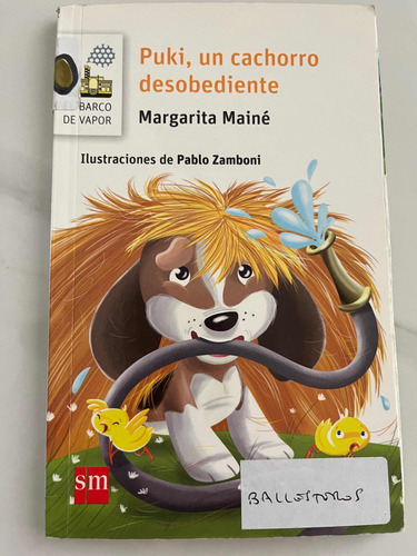 Libro Puki, Un Cachorro Desobediente