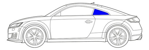 Vidrio Lateral Hyundai Accent 2006-2010 Verde