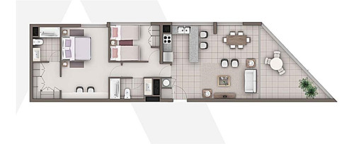 Departamento 2d+2b+e+b Acceso A La Playa.