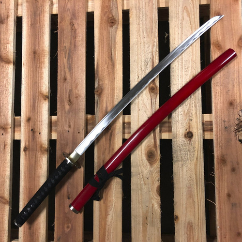 Imagen 1 de 10 de Katana 100% Funcional Filo Maximo Acero Carbon 10 Variantes