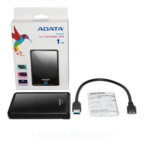 Adata Disco Duro Externo 1tb Portatil Usb 3.0 2.0 Hv620s