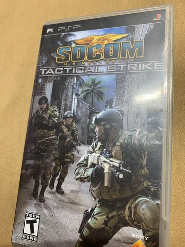 Socom Tactical Strike Para Psp Solo Caja Y Manual