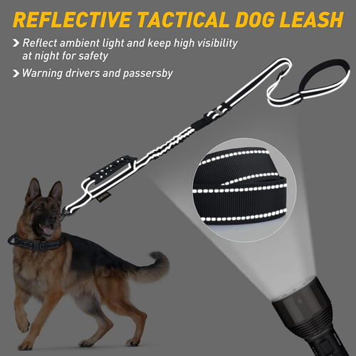 Aubell Heavy Duty Dog Leash, Correas Reflectantes Para Pe...
