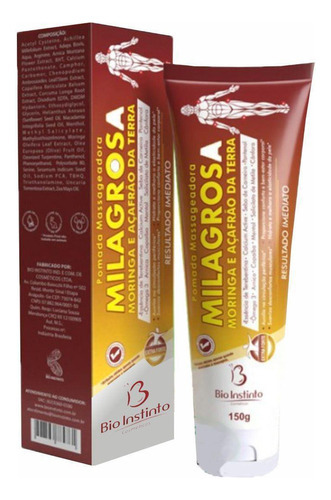  Pomada Massageadora Milagrosa 150g