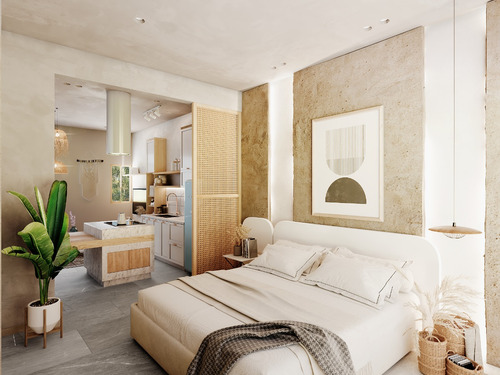 Departamento En Venta En Tulum, Quintana Roo, Xiib Kaab, A Tan Solo Unos Minutos De La Zona Hotelera