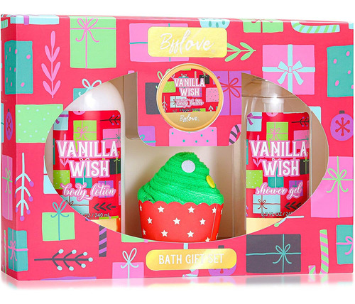 Juego De Baño Para Mujer, Regalo De Navidad, Aroma A Vainill