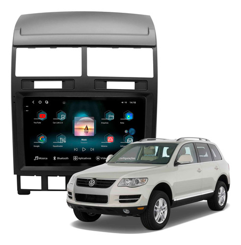 Multimidia Aikon Fóton G3 Touareg 2005 A 2010 12+256gb 2k 9p