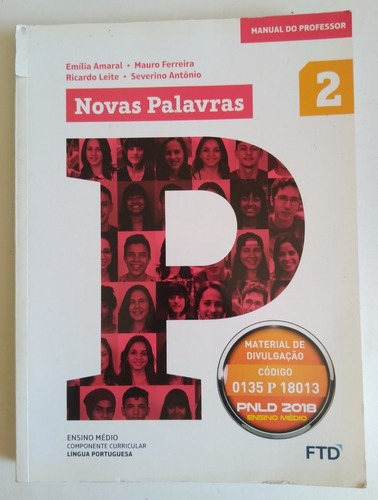 Português - Novas Palavras 2- Livro Do Professor, De Emília Amaral E Outros. Editora Ftd, Capa Mole, Edição 3 Em Português, 2016